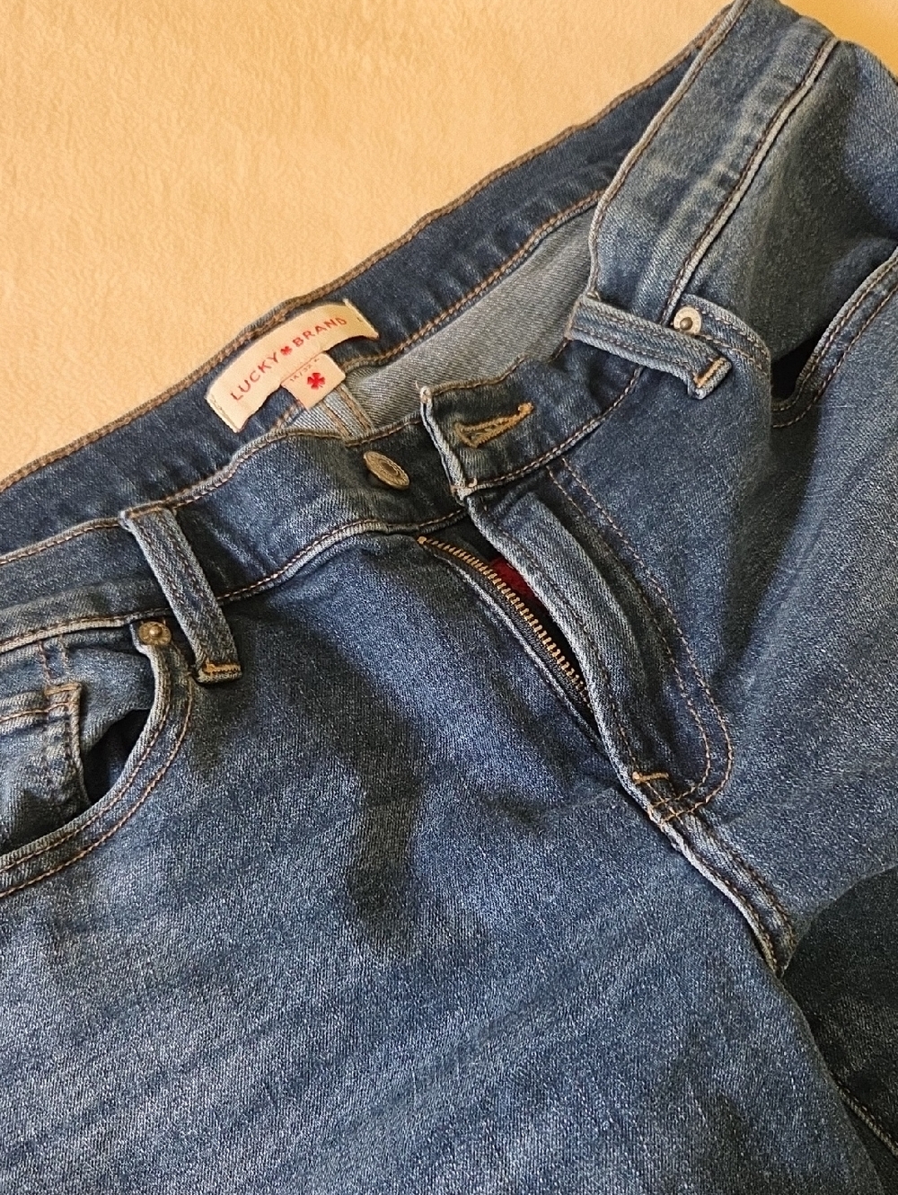 Lucky Brand High-Rise Classic Blue Denim Jeans
